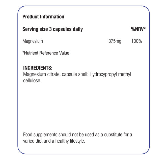 PURE MAGNESIUM CITRATE